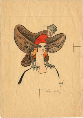 Фёдоров Юрий Николаевич. Сатирический рисунок для журнала «Крокодил» 1960-е гг. 